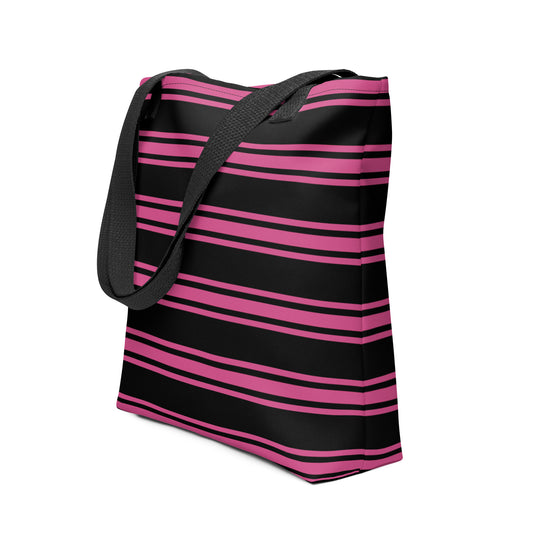 Tote fuchsia & black