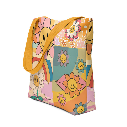 Tote 70’s Flowers