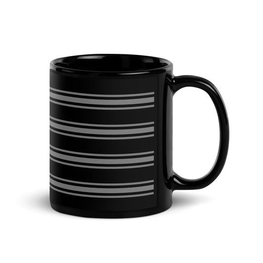 Mug Striped Grey Design