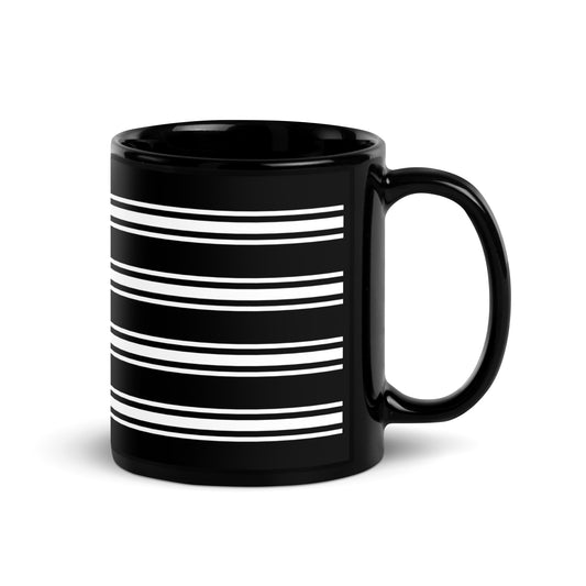 Mug Striped White Design