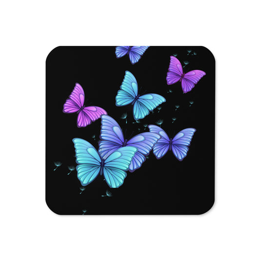 Coaster Black - Butterfly