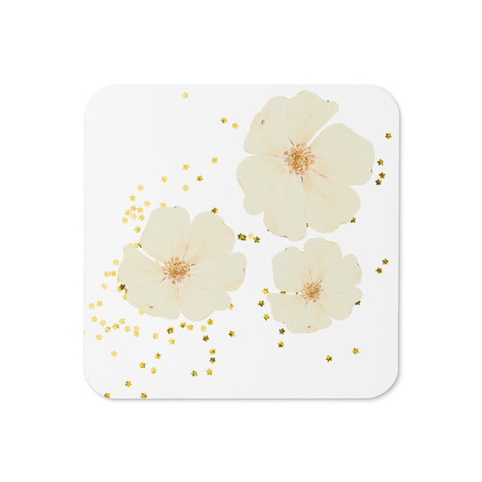 Coaster - White Flowers