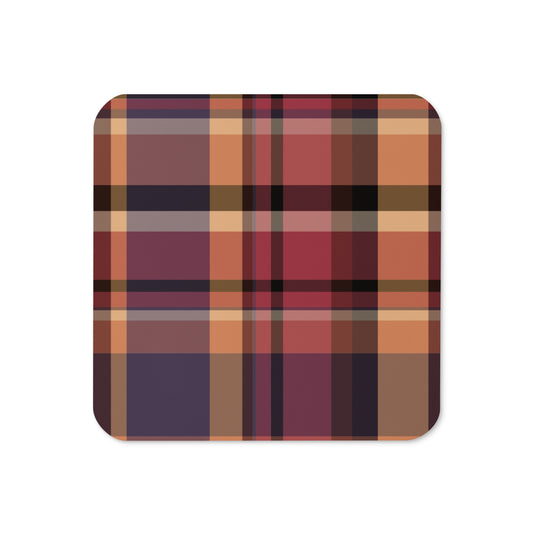 Coaster Plaid