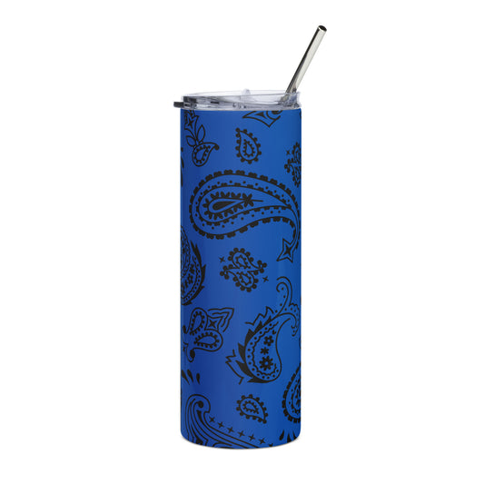 Tumbler blue bandana