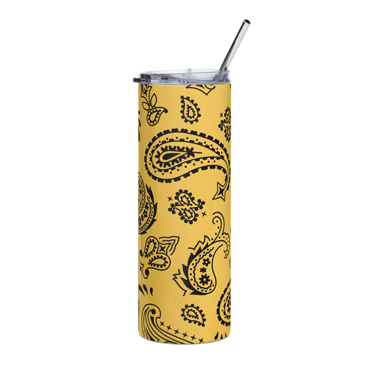 Tumbler yellow bandana