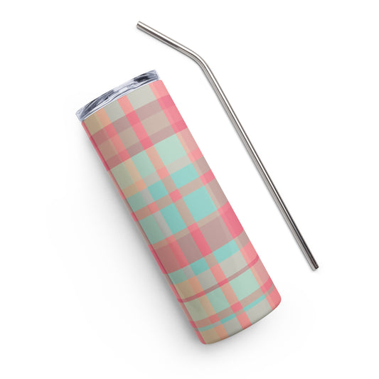 Tumbler Plaid Pastels