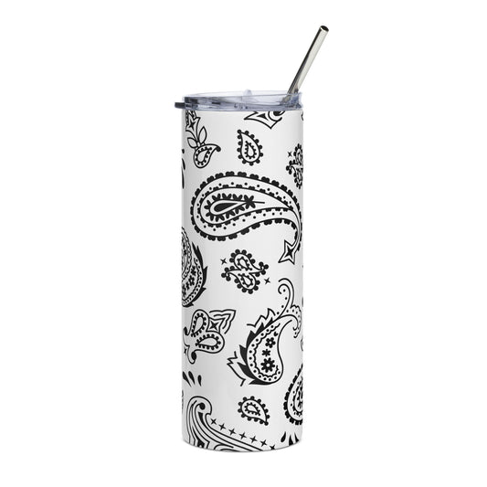 Tumbler white bandana