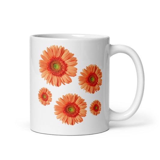 Mug - Orange Flowers