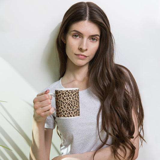 Mug Leopard Brown